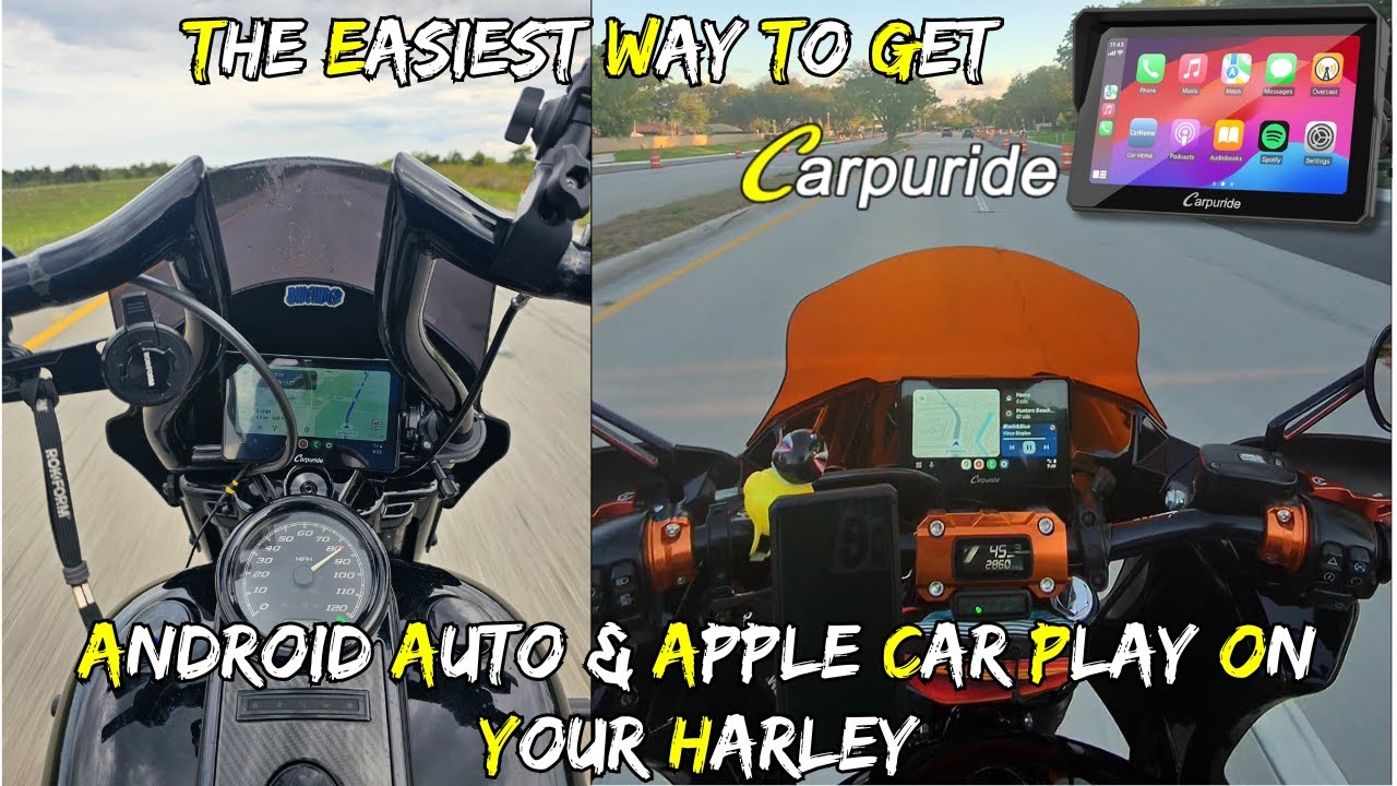 Easiest Way to Get Android Auto/Apple Car Play on your Harley Davidson Motorcycle