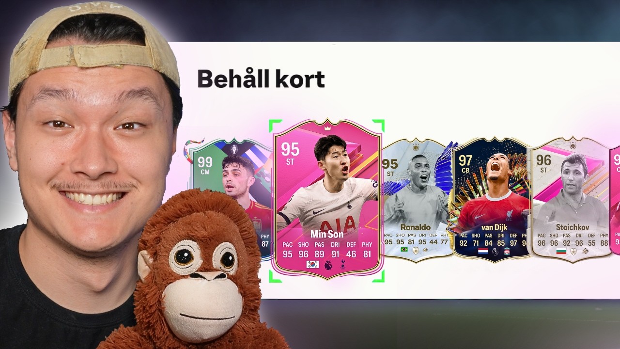 Den b&auml;sta FUTTIES FC24 pack openingen! ft. 95* Heung min Son!