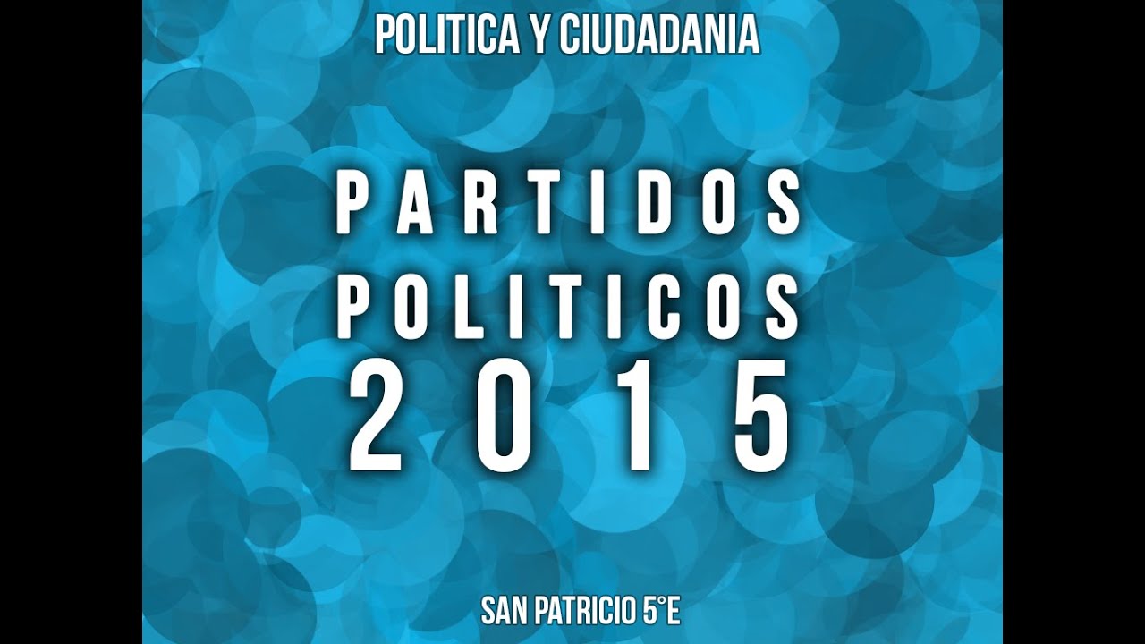 Partidos Pol&iacute;ticos 5&deg;E - Progresistas