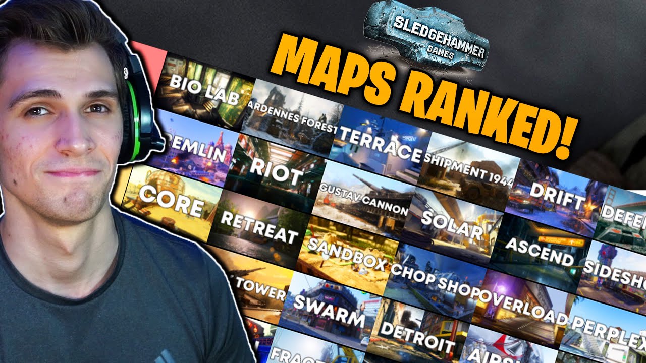 Ranking EVERY Sledgehammer Games Multiplayer Map in Call of Duty!!! (Tier Ranking WORST to BEST)