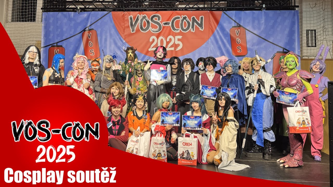 VOS-con 2025: Cosplay soutěž (stream záznam)