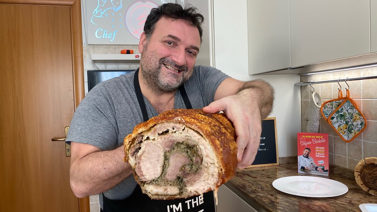 Cómo hacer auténtica porchetta italiana en casa