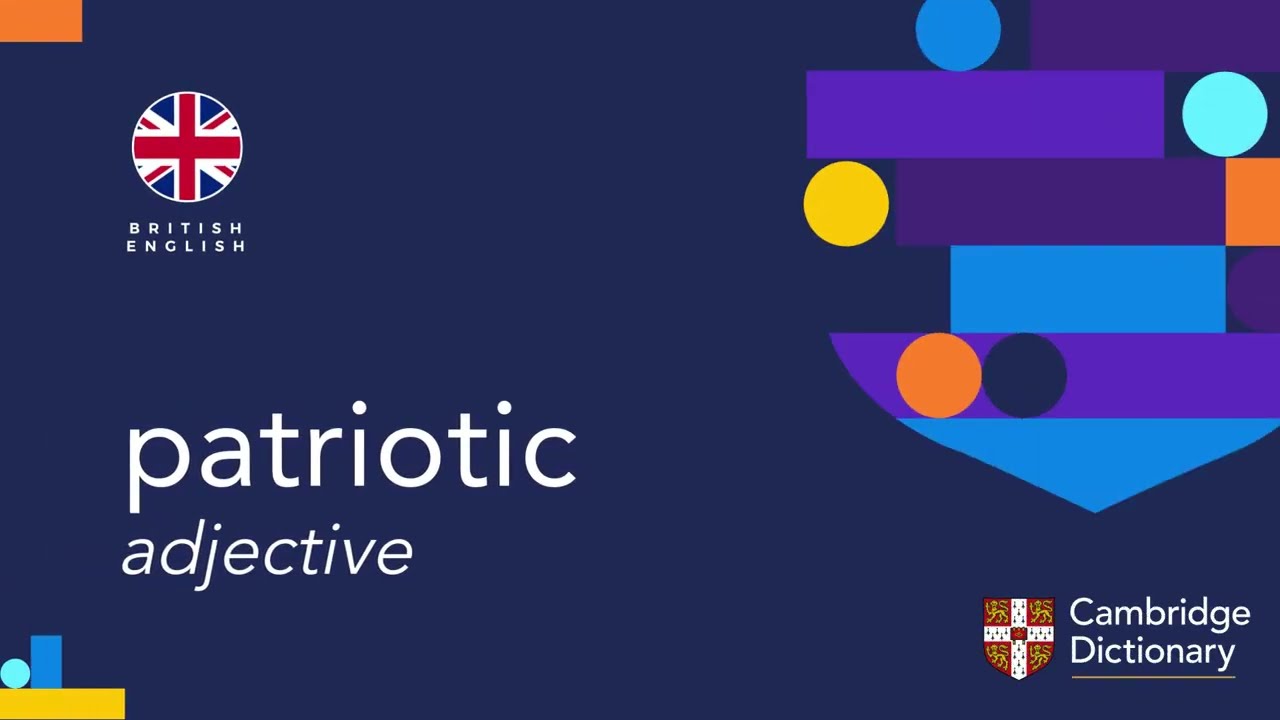 How to pronounce patriotic | British English and American English pronunciation