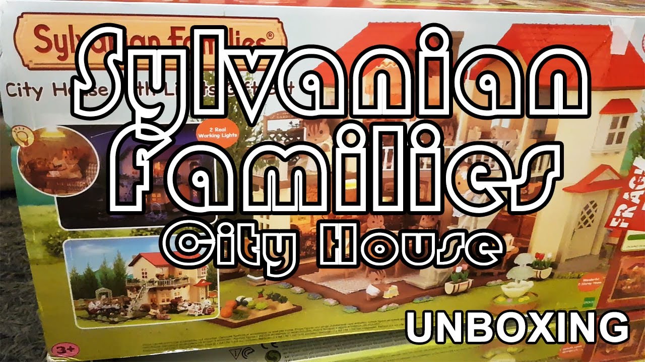 Sylvanian Families - City House with Lights Gift Set - UNBOXING
