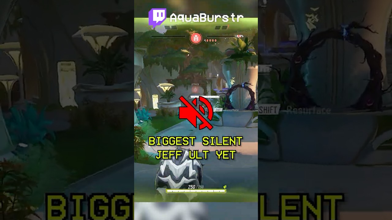 САМЫЙ БОЛЬШОЙ молчаливый Джефф Ульт пока что #jeffthelandshark #marvelrivals #marvelrivalsclips