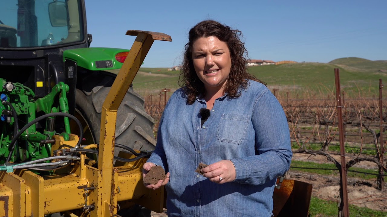 VPS Equipment Services Explains In Row Ripping Benefits for Soil Health in a Vineyard.  Paso Robles