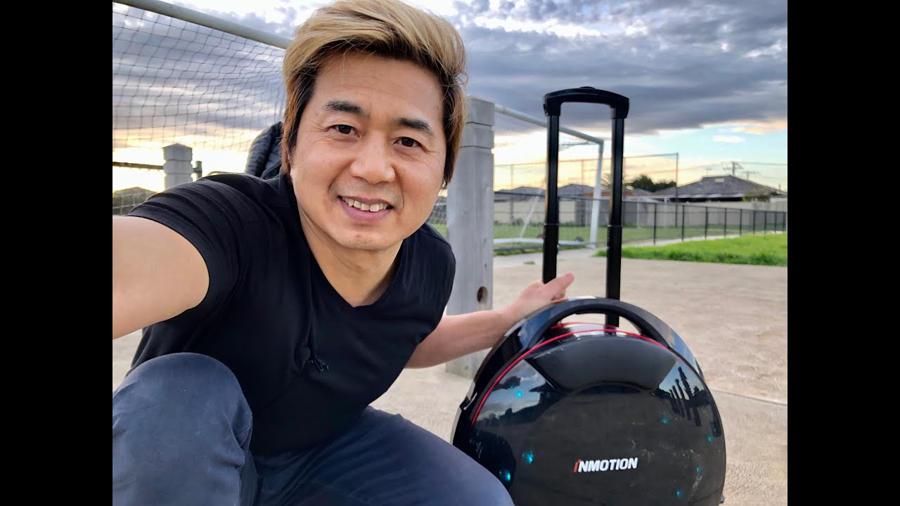 Learning to ride an EUC on an Inmotion V8F -  Episode 2 - Neil Ta