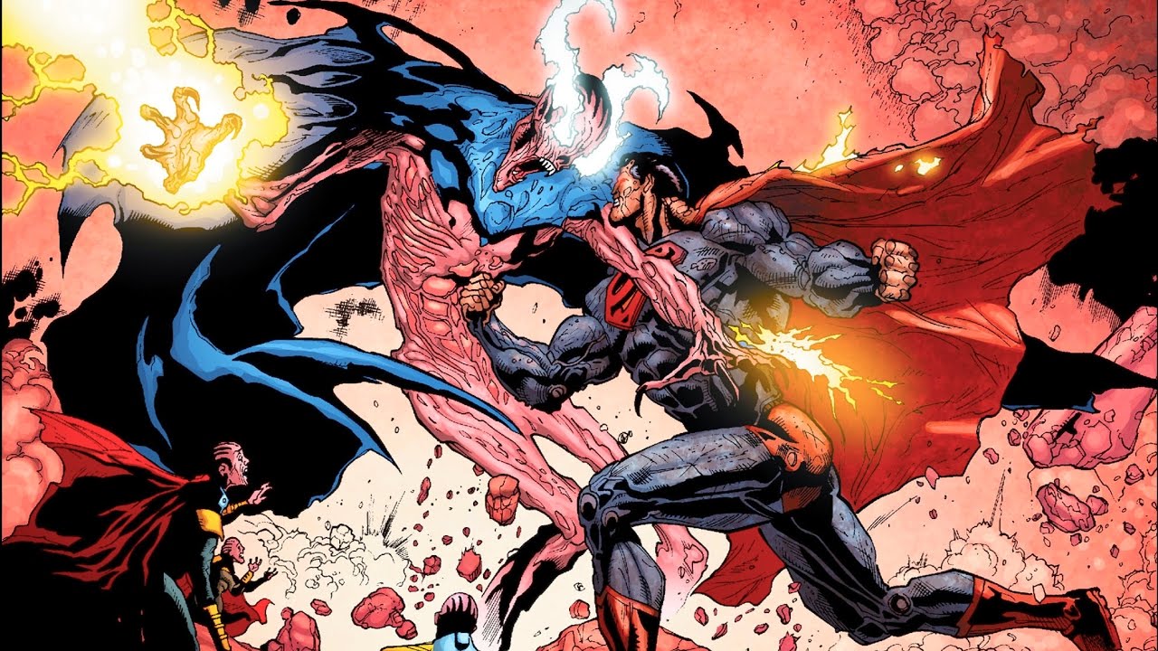 Cosmic Armor Superman / Thought Robot Superman vs. Mandrakk