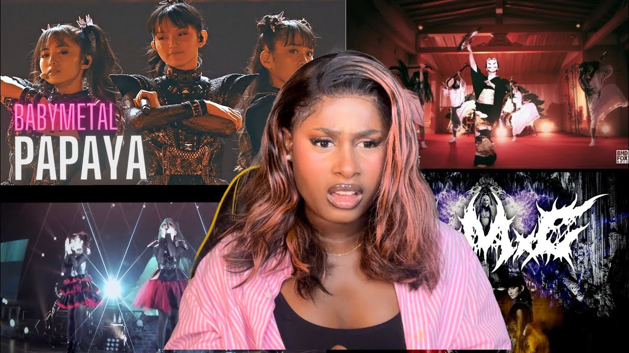 FIRST TIME REACTING TO | BABYMETAL- PAPAYA!!, Gimme Chocolate, BxMxC & MEGITSUNE OFFICIAL MV