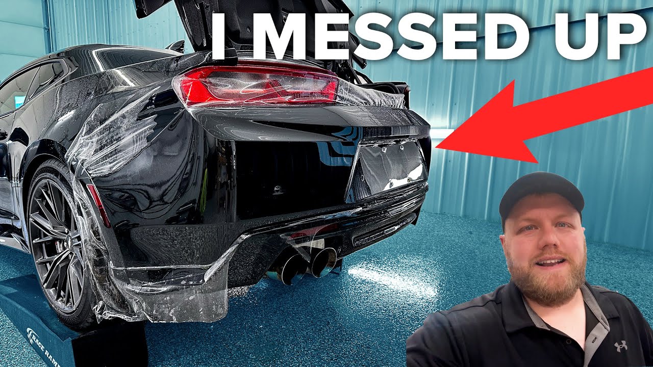 Fixing My Mistakes - Camaro ZL1 Bulk Rear Bumper PPF Install