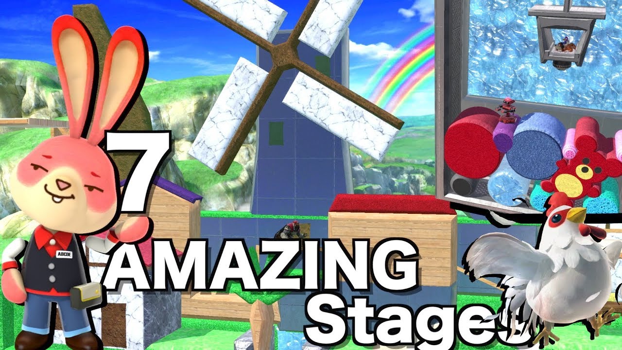 7 AMAZING Custom Stages in Super Smash Bros Ultimate!!! (With Character Themes) [Part 5]