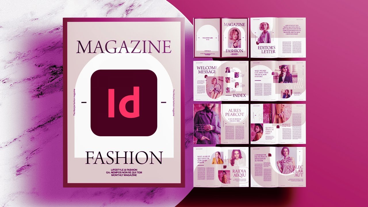 Как создать дизайн журнала в Adobe InDesign