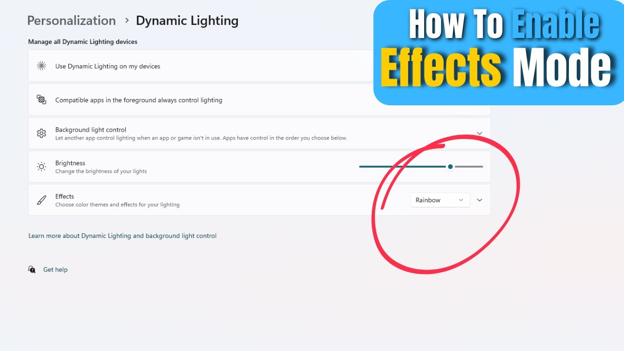 How to Enable Effects in Windows 11 Settings | Customize Your PC Experience