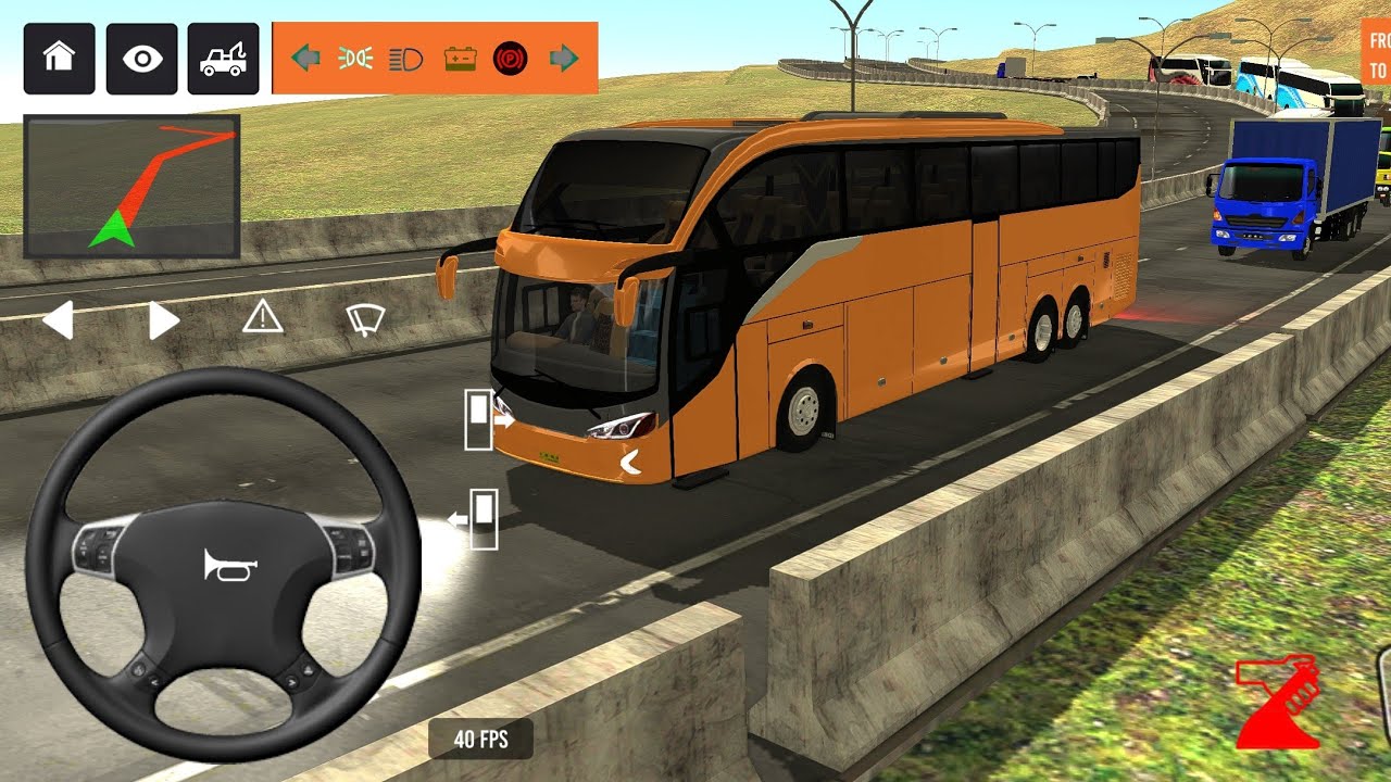 Indonesia Coach bus driving | Euro bus simulator 2026 Android gameplay 