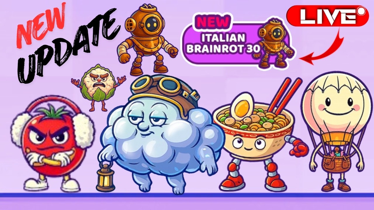 Merge Fellas Italian Brainrot 30 ⁉️ NEW UPDATE ❄️ Reaching Max Level-The Ultimate Gameplay