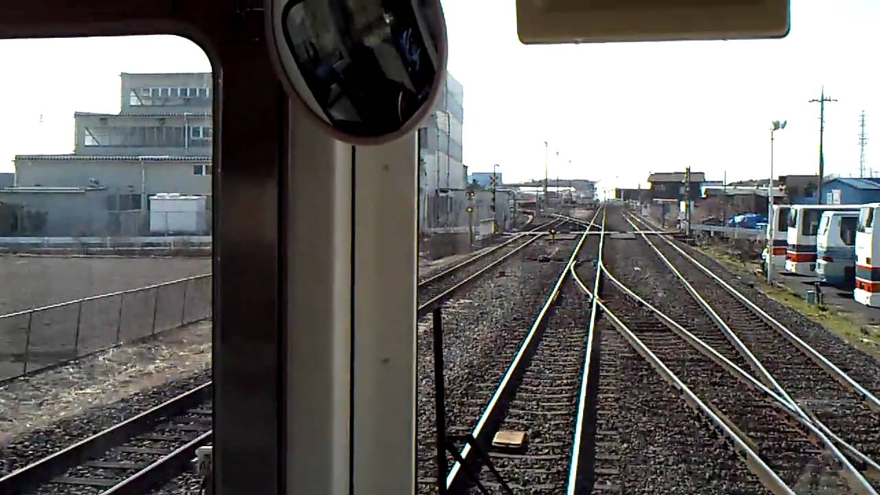 関鉄常総線キハ2404単行上り快速 水海道→守谷ノンストップ前面展望