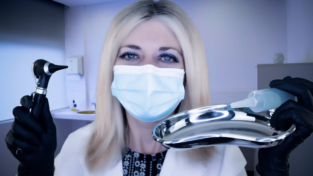 ASMR Ear Exam & Ear Cleaning - Otoscope, Hearing Test, Personal Attention - Realistic Medical RP