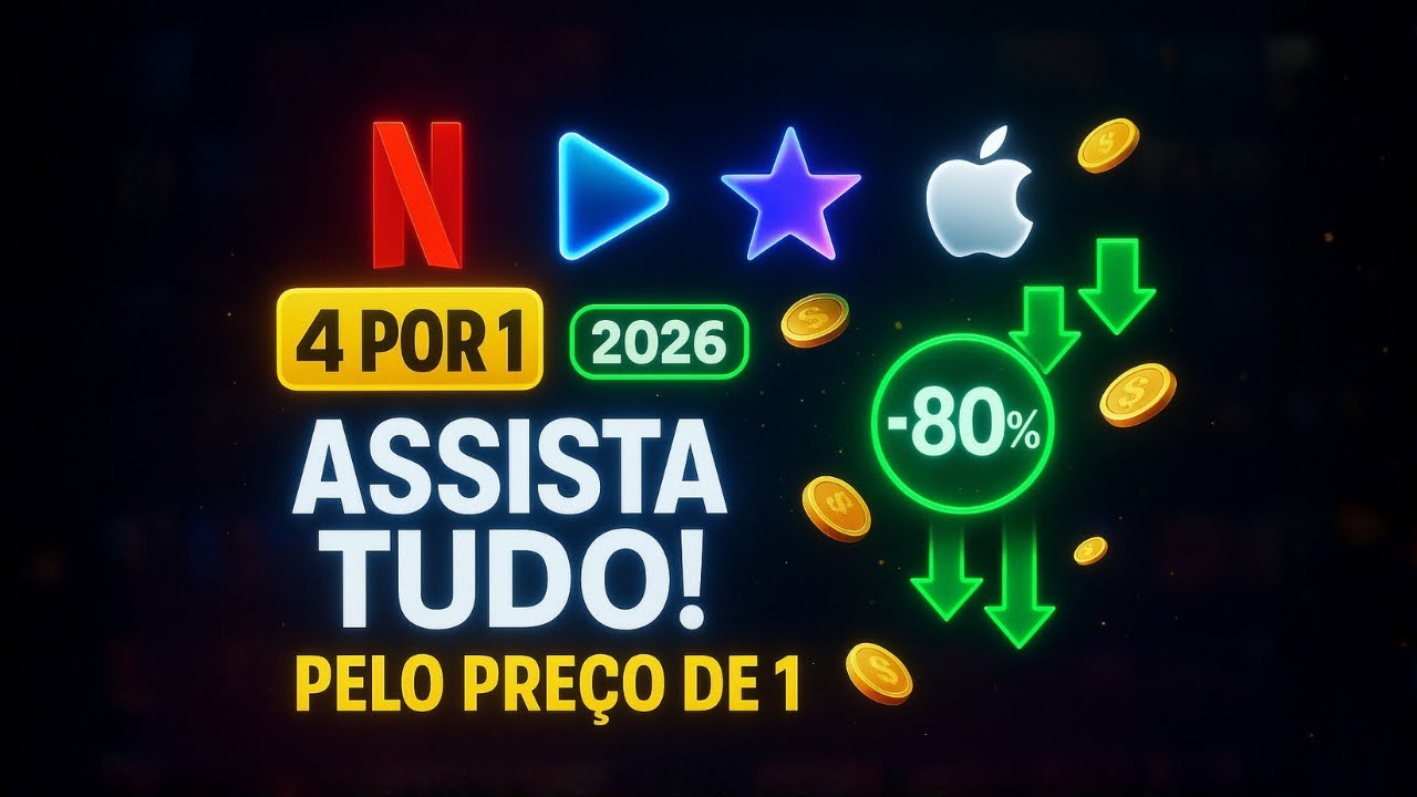 Como Economizar em Streamings em 2026 4 Por 1 &ndash; Guia Completo