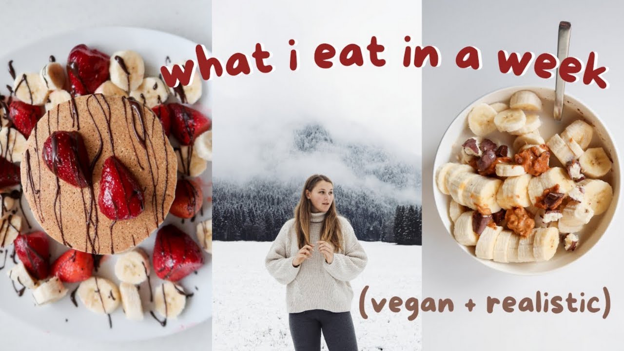 realistic what i eat in a week as a vegan | during lockdown 🌱🌼