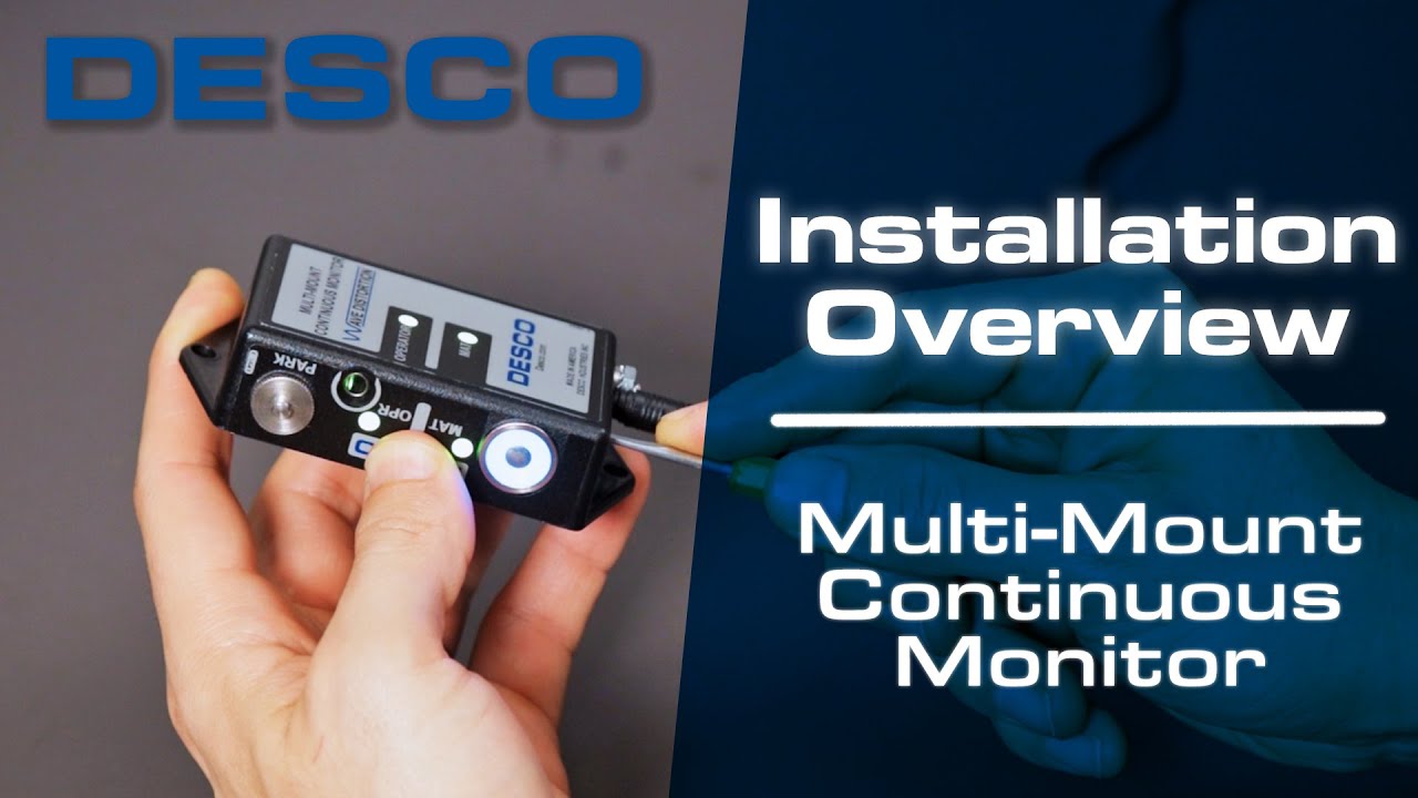 Desco Multi-Mount Continuous Monitor - Installation Tutorial
