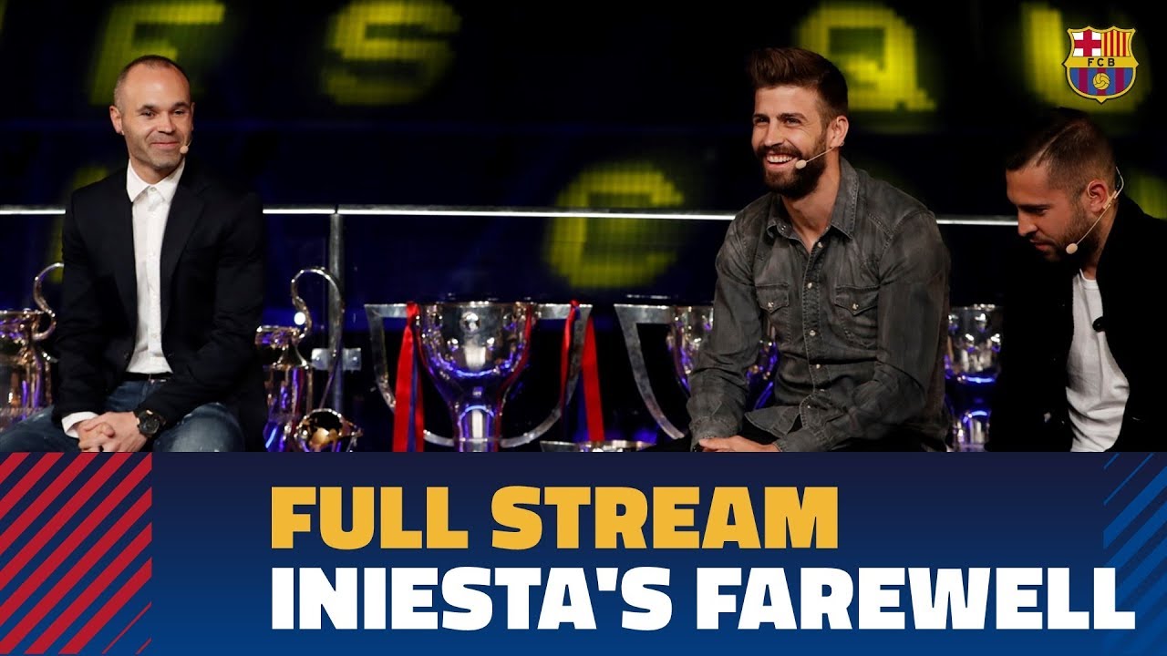 FULL STREAM | Institutional farewell for Andrés Iniesta at the Camp Nou