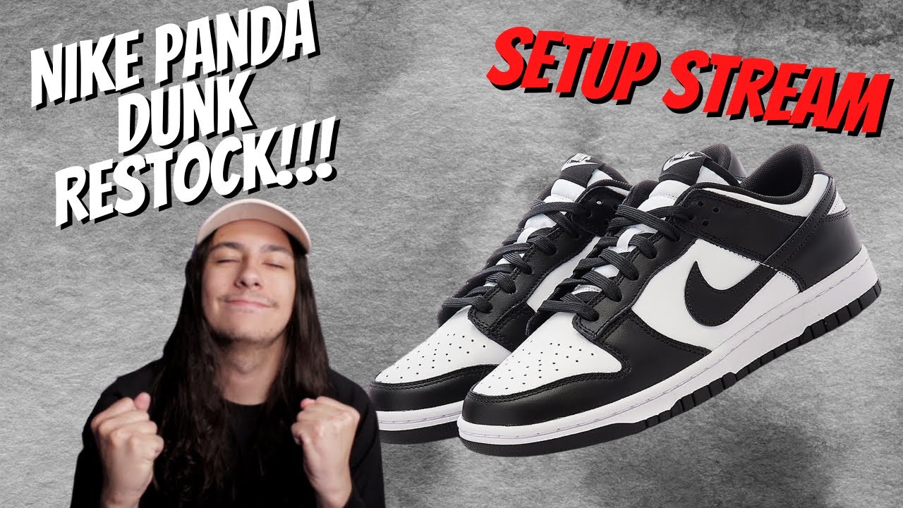 🔴LIVE: NIKE DUNK LOW PANDA RESTOCK!!!! SNEAKER BOT SETUP SNEAKER BOT TUTORIAL VALOR AIO