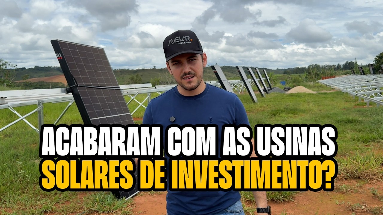 Usina Solar de Investimento ainda COMPENSA em 2026? (RENDA PASSIVA)
