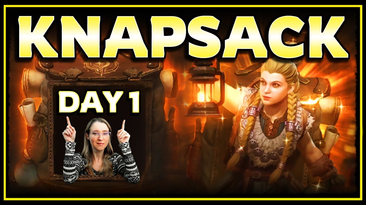 Knapsack Expedition - Day 1  - SOLVED! 🔹 January 2026  ✤ Watcher of Realms
