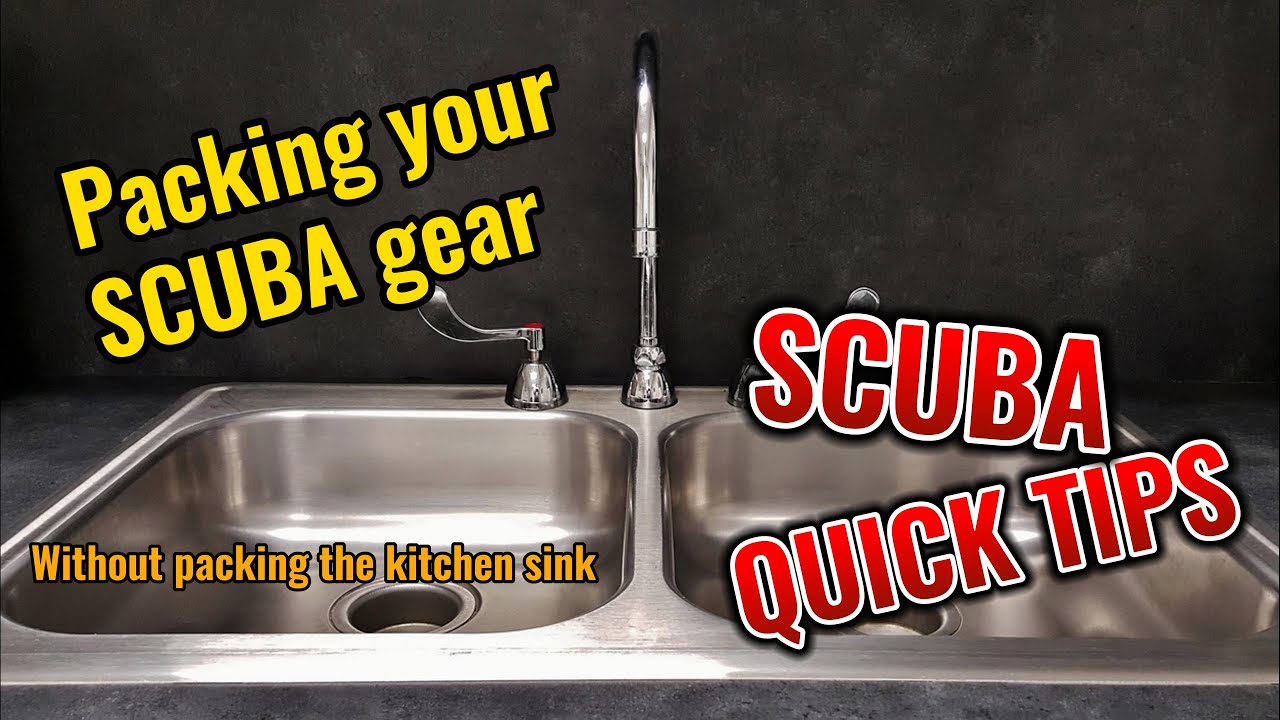 SCUBA Quick Tip:  Packing your SCUBA gear for a day dive.
