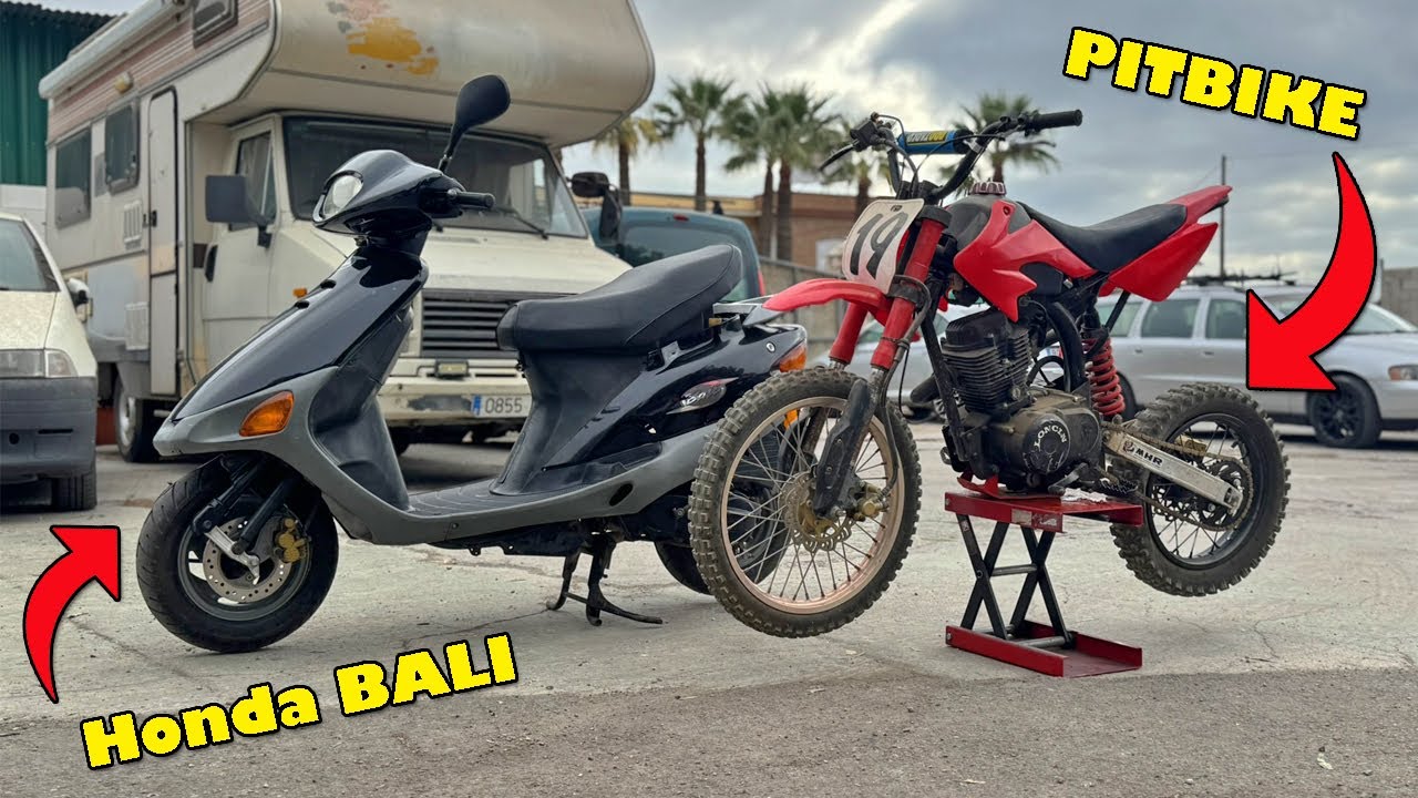 RESTAURO 3 MOTOS en 5 DIAS | PITBIKE, HONDA BALI, VESPA
