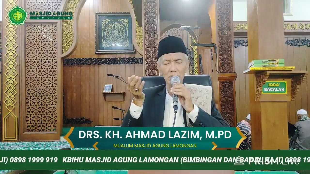 Pengajian Subuh Ramadhan 1447 H. Surat Al Hijr (6-9) Drs. KH. A. Lazim,M.Pd.