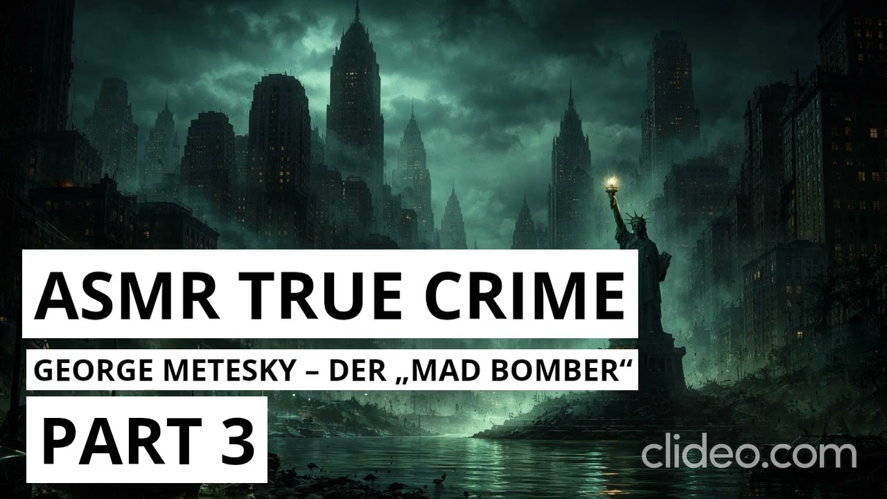 ASMR DEUTSCH | TRUE CRIME STORIES |George Metesky – Der „Mad Bomber“ Part 3🕵️‍♀️🔍