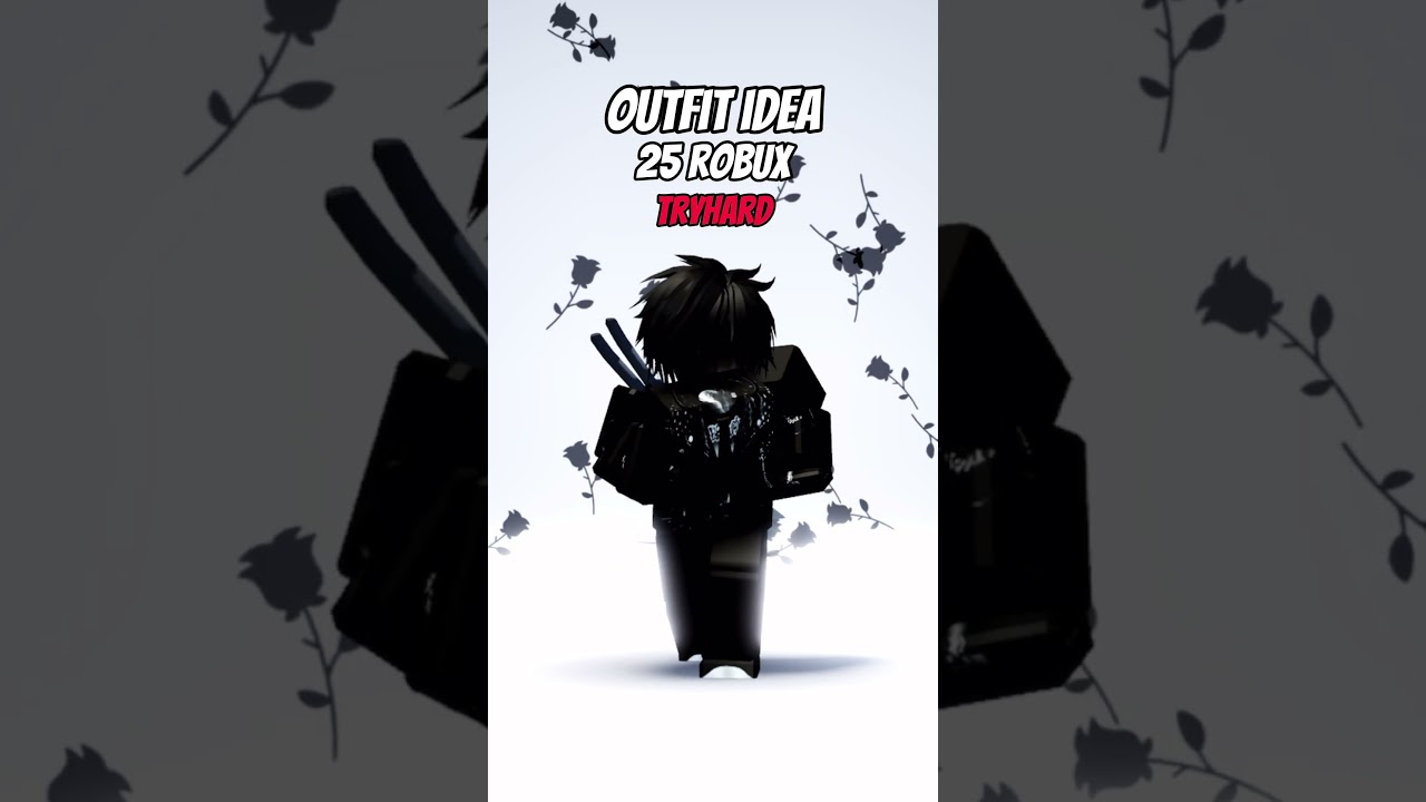 25 robux TRYHARD idea #roblox #robloxanime #robloxoutfit