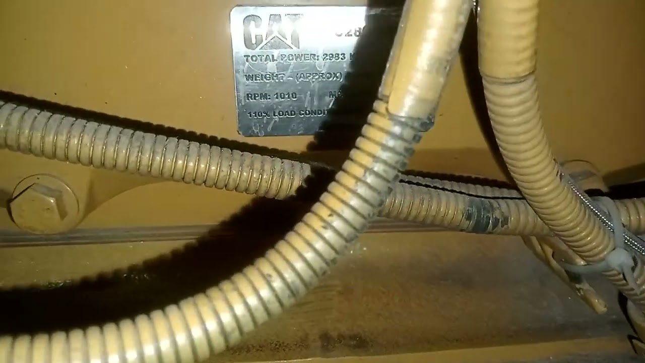 Running condition of ASD Tug 8,000 BHP Caterpillar C 280-8 Main engines