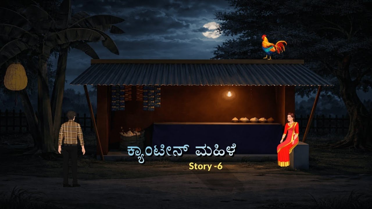 ಕ್ಯಾಂಟೀನ್ ಮಹಿಳೆ ದೆವ್ವದ ಕಥೆ |ಭಯಾನಕ ರಾತ್ರಿ ಸಿಕ್ಕ ಮಹಿಳೆ ಹೇಳಿದ್ದೇನು | Cartoon In Kannada | Horror|ghost 