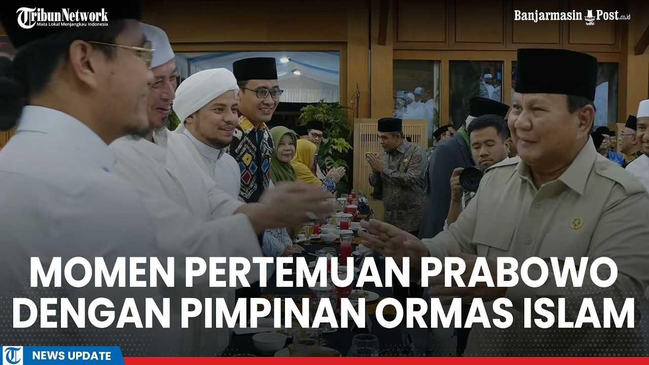 Momen Detik-detik Pertemuan Prabowo dengan Tokoh dan Pimpinan Ormas Islam