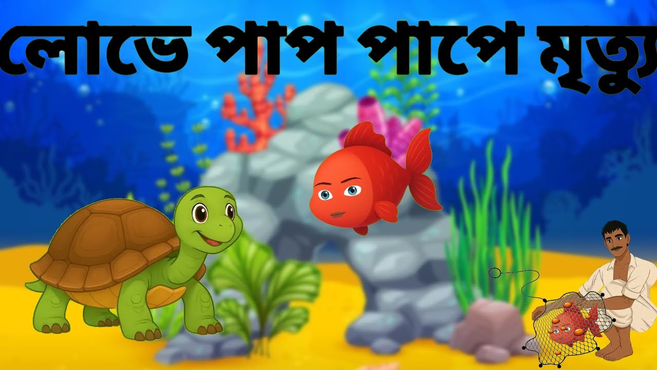 লোভে পাপ পাপে মৃত্যু। love pap pape mrittu।moral story। @Mojarcartoonbangla0 