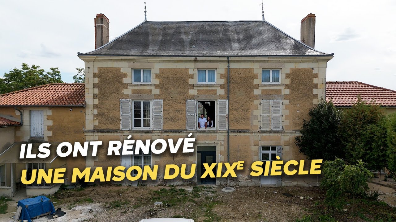 Rénover seuls une maison de maître de 1800 : le défi fou de Paco et Wendy