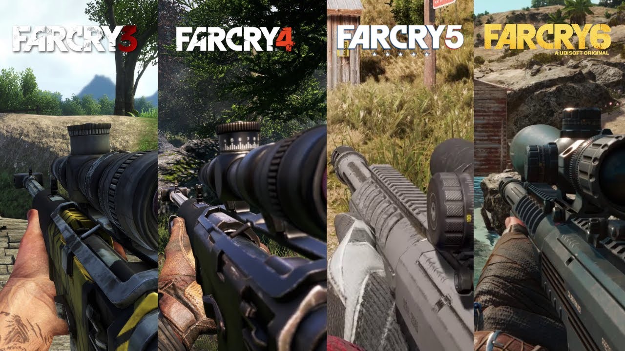 Evolution of Sniper Rifle in Far Cry Series