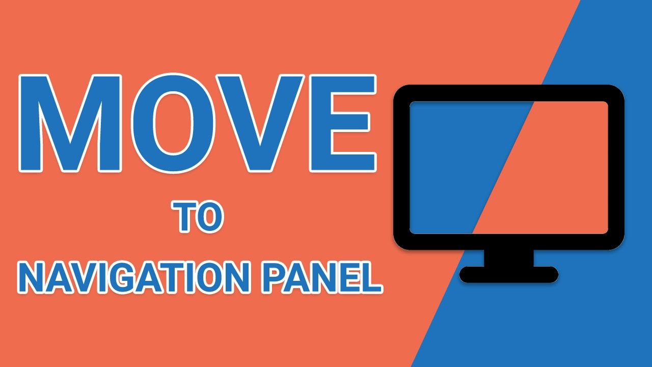 Move to navigation panel using shortcut key in windows operating system