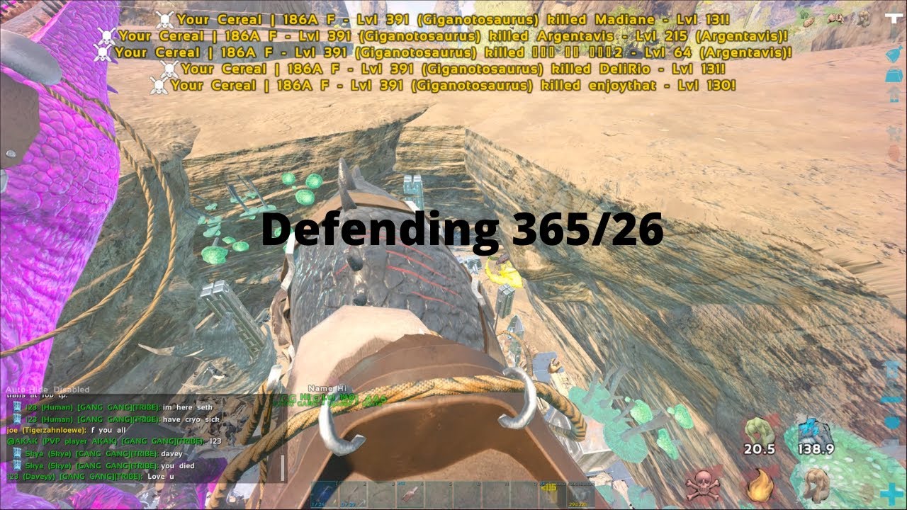 Gang Gang | Ark Official PVP | Defending 365/26