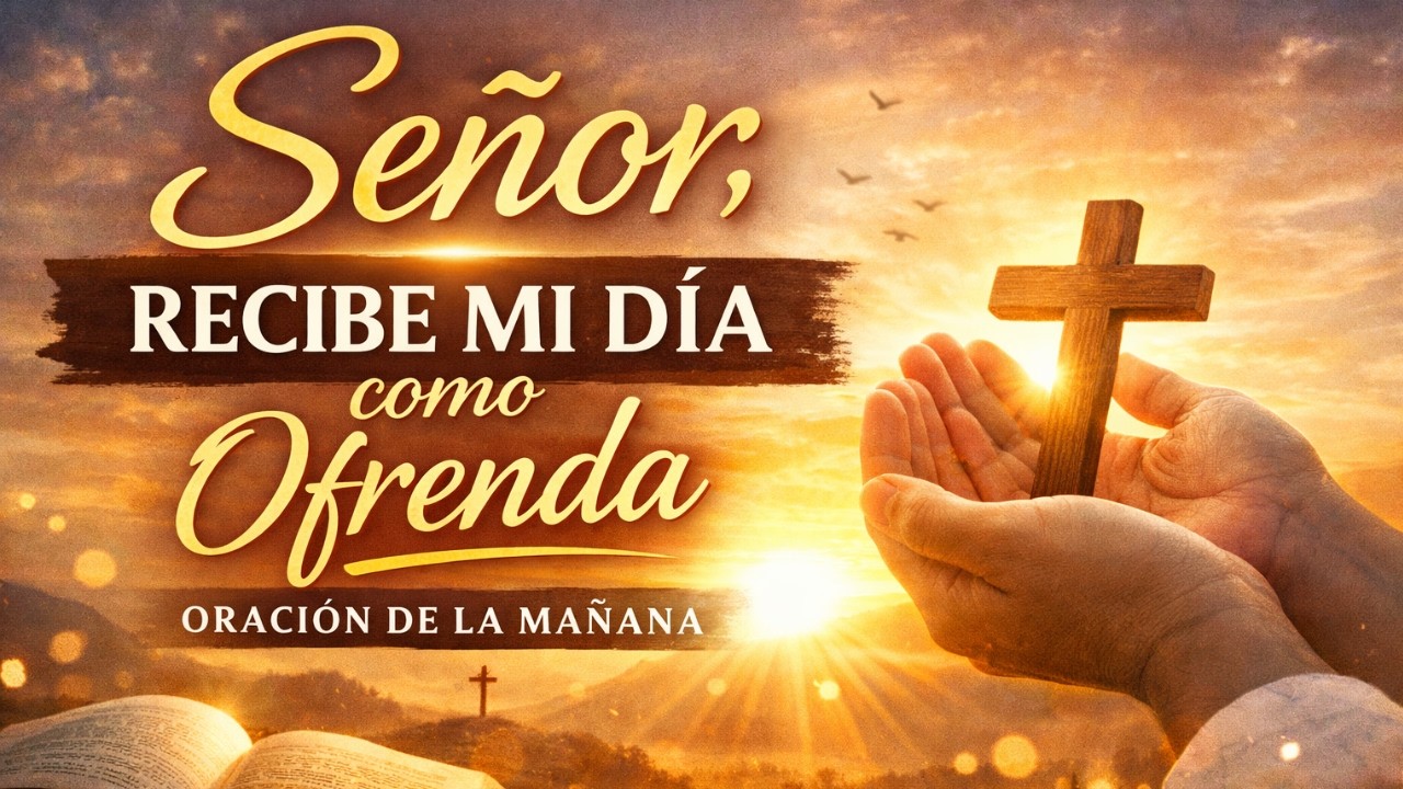 Señor, Recibe Mi Día Como Ofrenda Oración de la Mañana para Entregarlo Todo a Dios, Música Cátolica