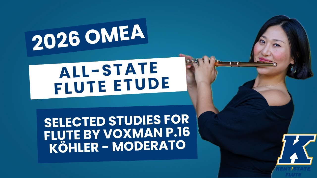 2026 OMEA (Ohio) All-State Etude - Flute. Voxman P.16