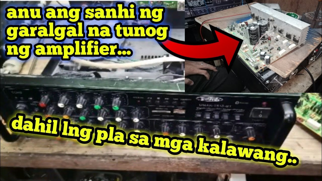 db audio umak amplifier garalgal ang tunog/paanu e repair