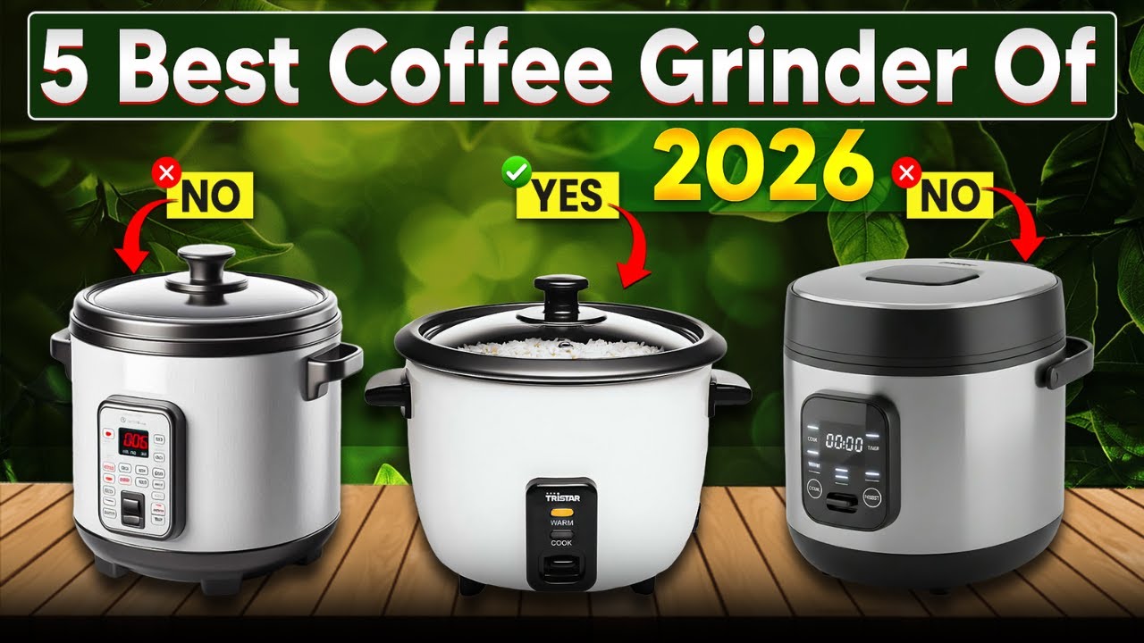 Top 5 Coffee Grinders for Fresh & Flavorful Coffee at Home  |  Best Coffee Grinder 2026