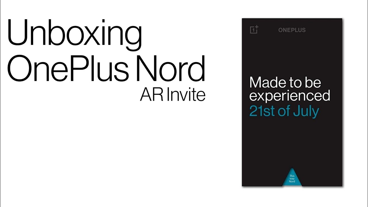 Unboxing Oneplus Nord AR Invite | UNBOXINGS | DREAMZ Design Studio