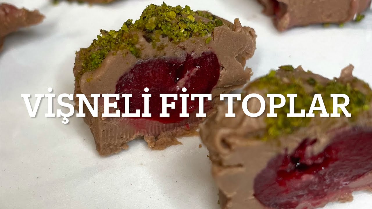 Vişneli Fit Toplar (49 kalori)