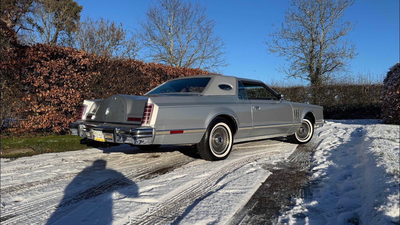 1977 Lincoln Continental Mark V 460ci big block. Cold start in -4c #automobile #cars #automotive 