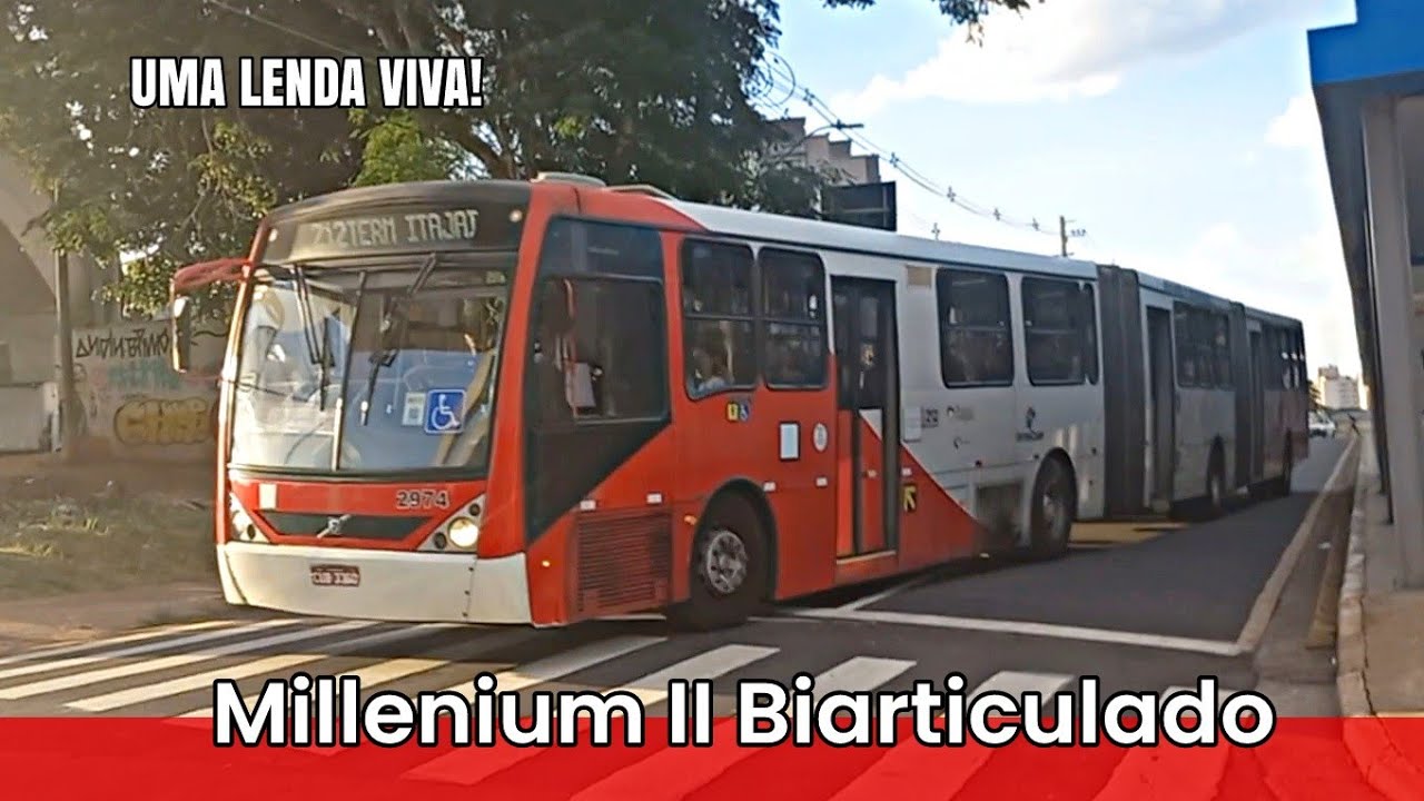 Ônibus em Campinas | Conheça o Caio Millenium II Biarticulado Volvo B12M da Ítajai Transportes 