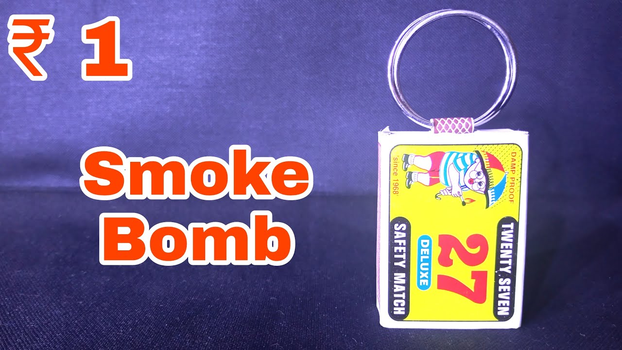 How to Make Smoke easily - 100% Working | Easy And Simple Smoke Bomb | DIY | PUBG | HINDI | Color